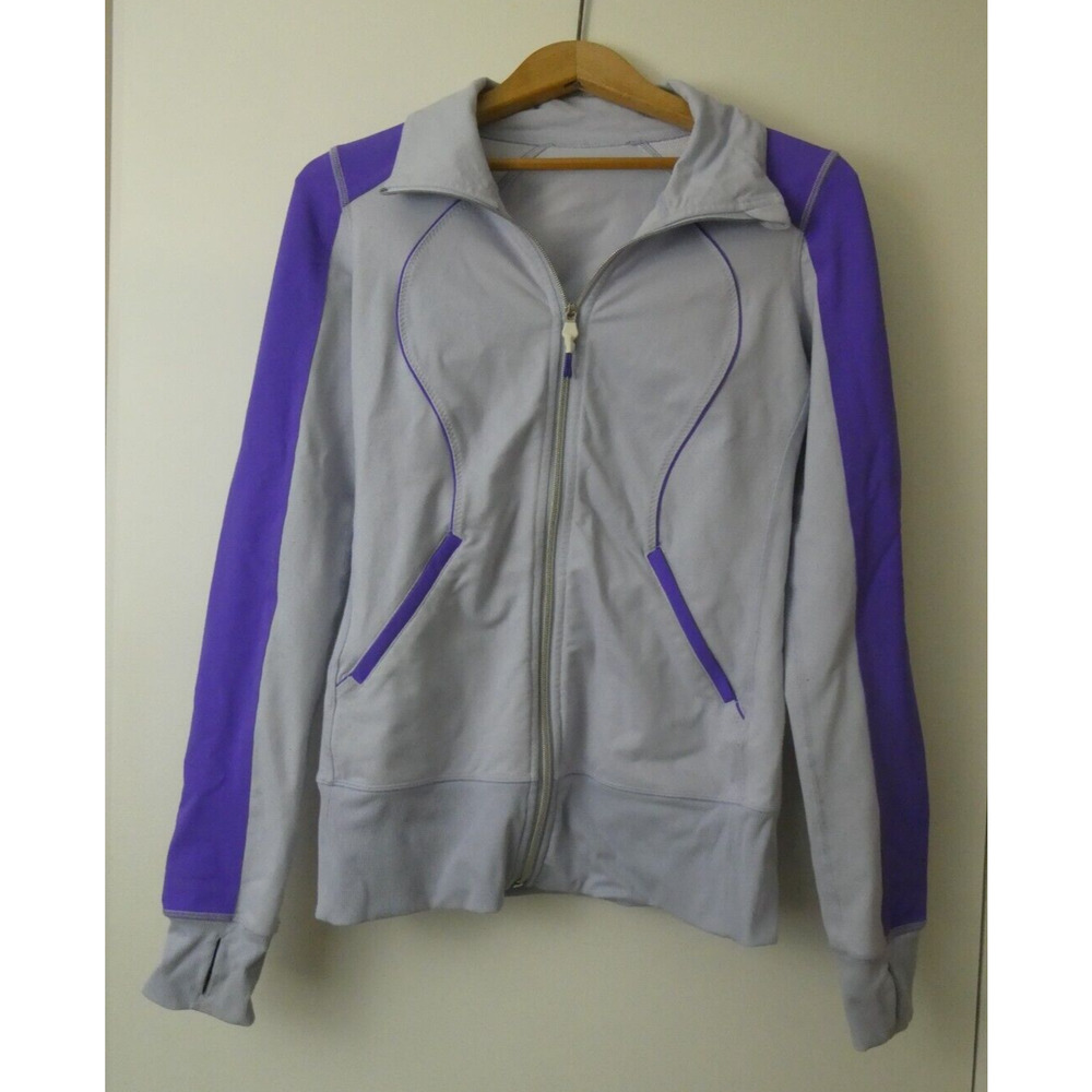 Lululemon Power Purple Contempo Jacket Full Zip Cool Breeze